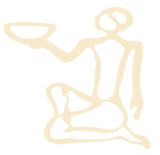 Ethnic logo terracotta
